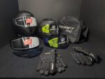 Combo Casco Shaft Black Series + Guantes